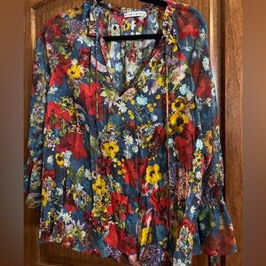 Alice + Olivia Floral Blouse Top